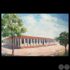 CASA DE LOS GOBERNAORES - Óleo de JAIME BESTARD